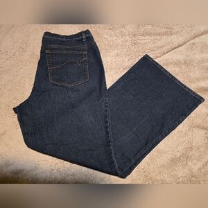 GUC Womens Venezia Dark Wash Jeans Size 18 Average Flare